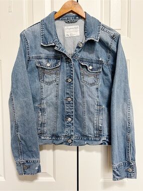 Aeropostale Denim Jacket XL 100% Cotton Y2K 2000's Boho